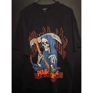 BoohooMAN Grim Reaper Graphic Oversized T-Shirt